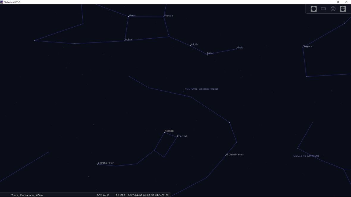 Cielo el día 2-4-2017 detalle
