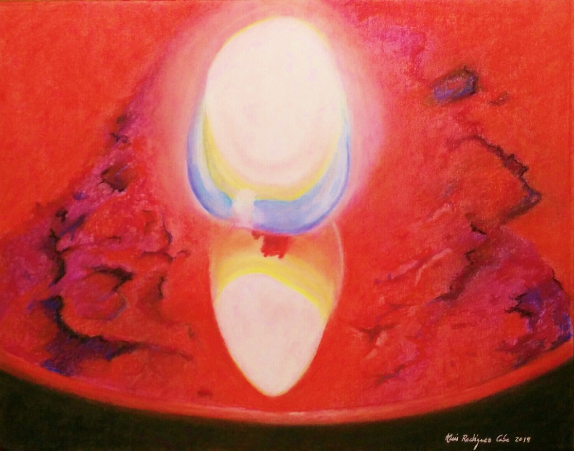 Vela y reflejo