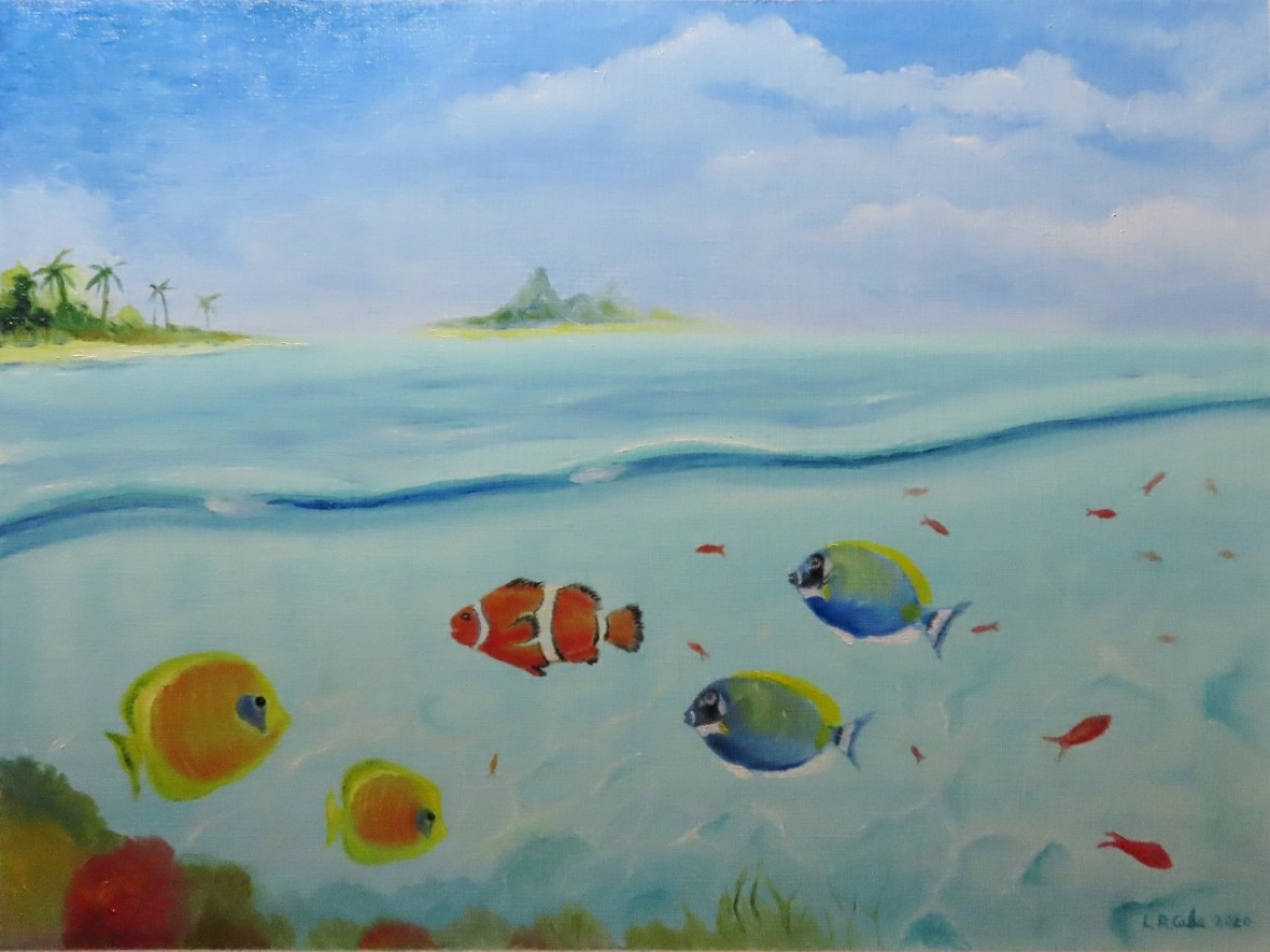Peces Tropicales (óleo)