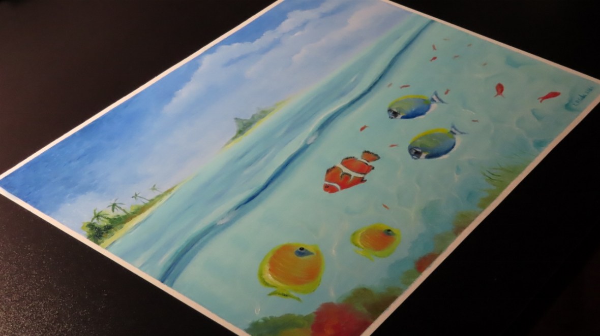 Peces Tropicales (óleo)