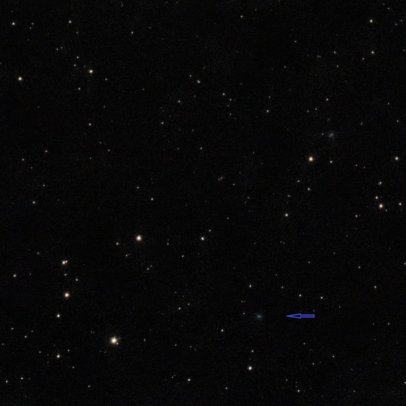 El cometa C/2026 A1 (MAPS) el día 12-3-2026 con una magnitud observada de 10,2 en Cetus, su aproximación a la Tierra será el 6 de abril de 2026